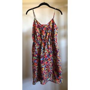 Madewell colorful v-neck dress
